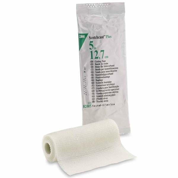 3M Scotchcast Cast Tape 5 Inch X 12 Foot Fiberglass / Resin White, 10PK 82005 - main